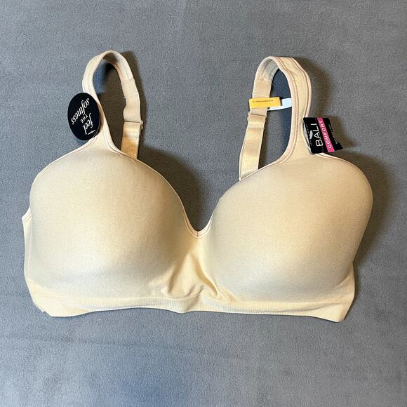 Bali Other - Bali Comfort Bra Womens 40DD Nude Neutral Classic Underwear Beige